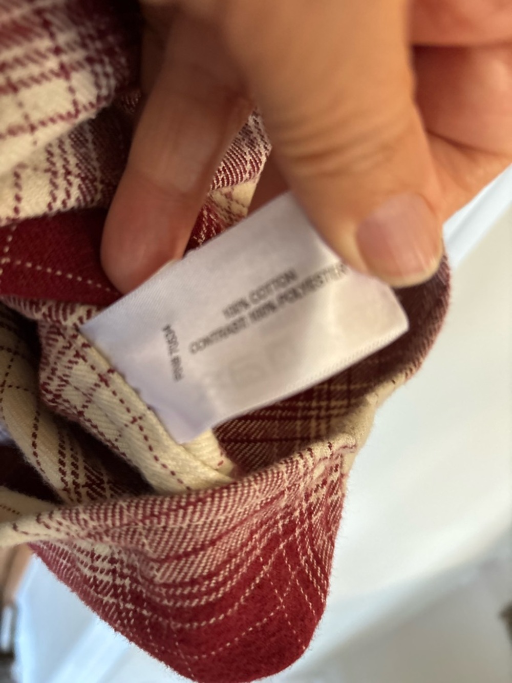 Orvis Perfect Flannel Shirt Button Down, Plaid Cotton Outdoorsman Crimson XLT - Picture 8 of 13